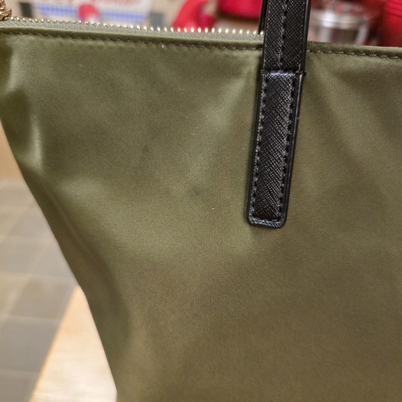 Kate Spade Olive Green Tote Bag - Picture 7 of 16